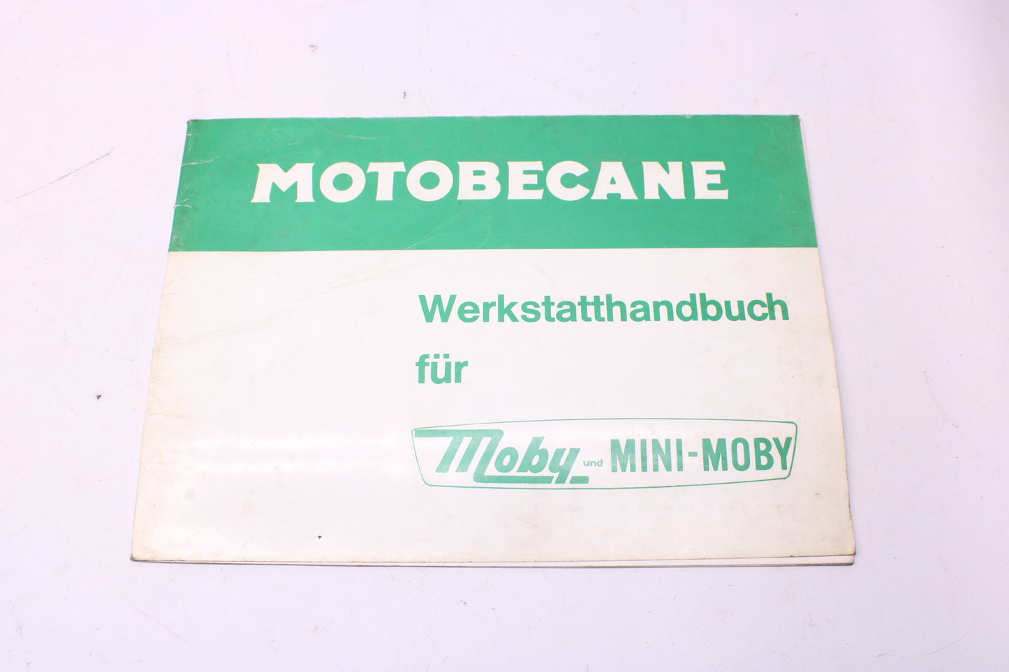 Motobecane MINI MOBY Werkstatthandbuch