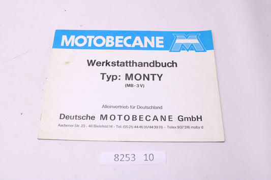 Motobecane Monty Werkstatthandbuch