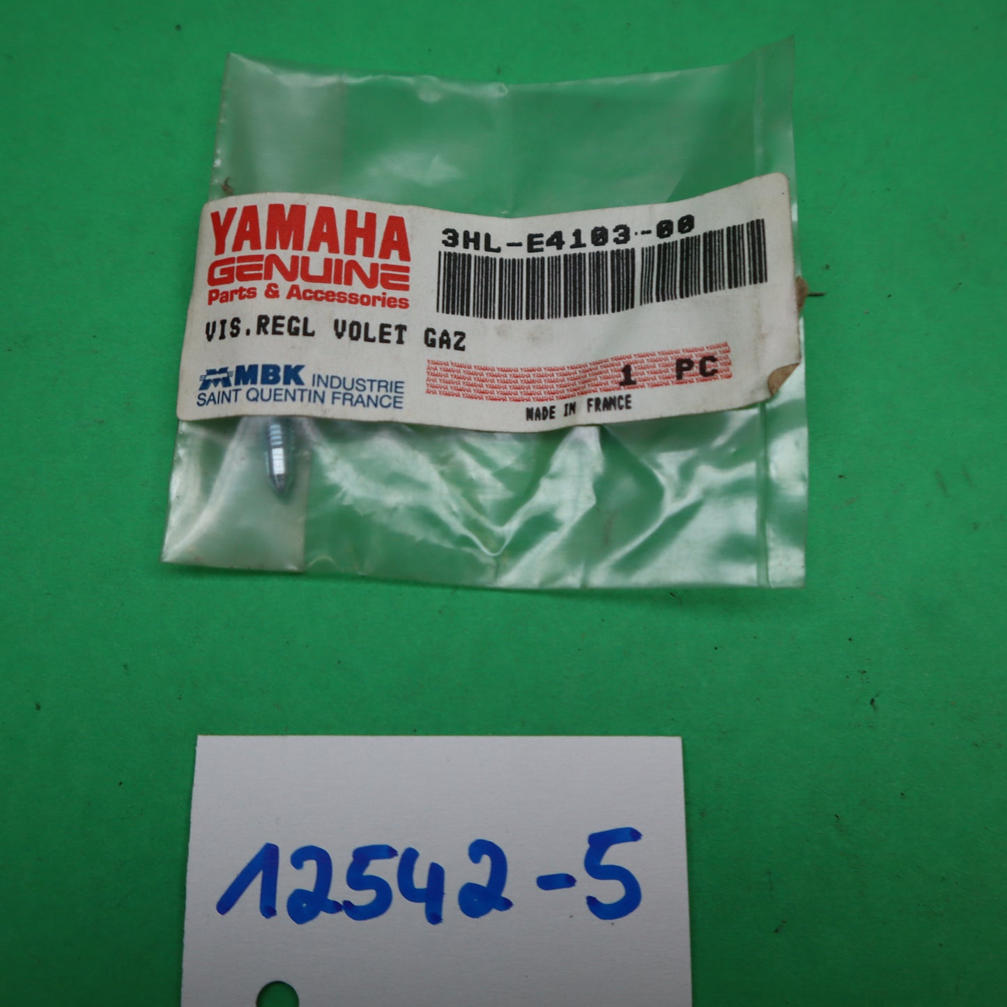 Original Yamaha Drosselklappeneinstell Schrauben Set für DT 50R 3HL-E4103-00 NEU, NOS