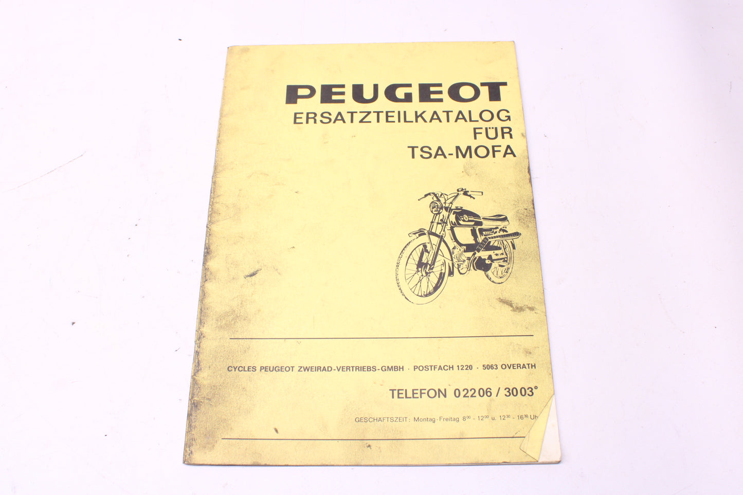 Peugeot TSA Mofa  Ersatzteilkatalog