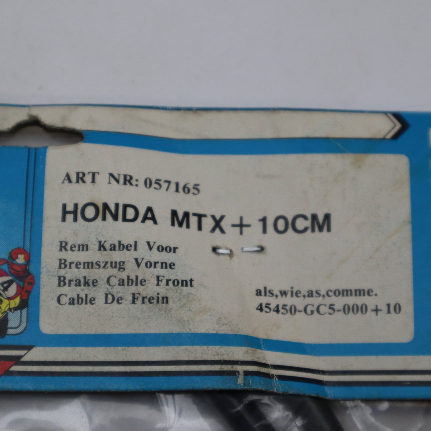 Honda MTX Bremszug vorne