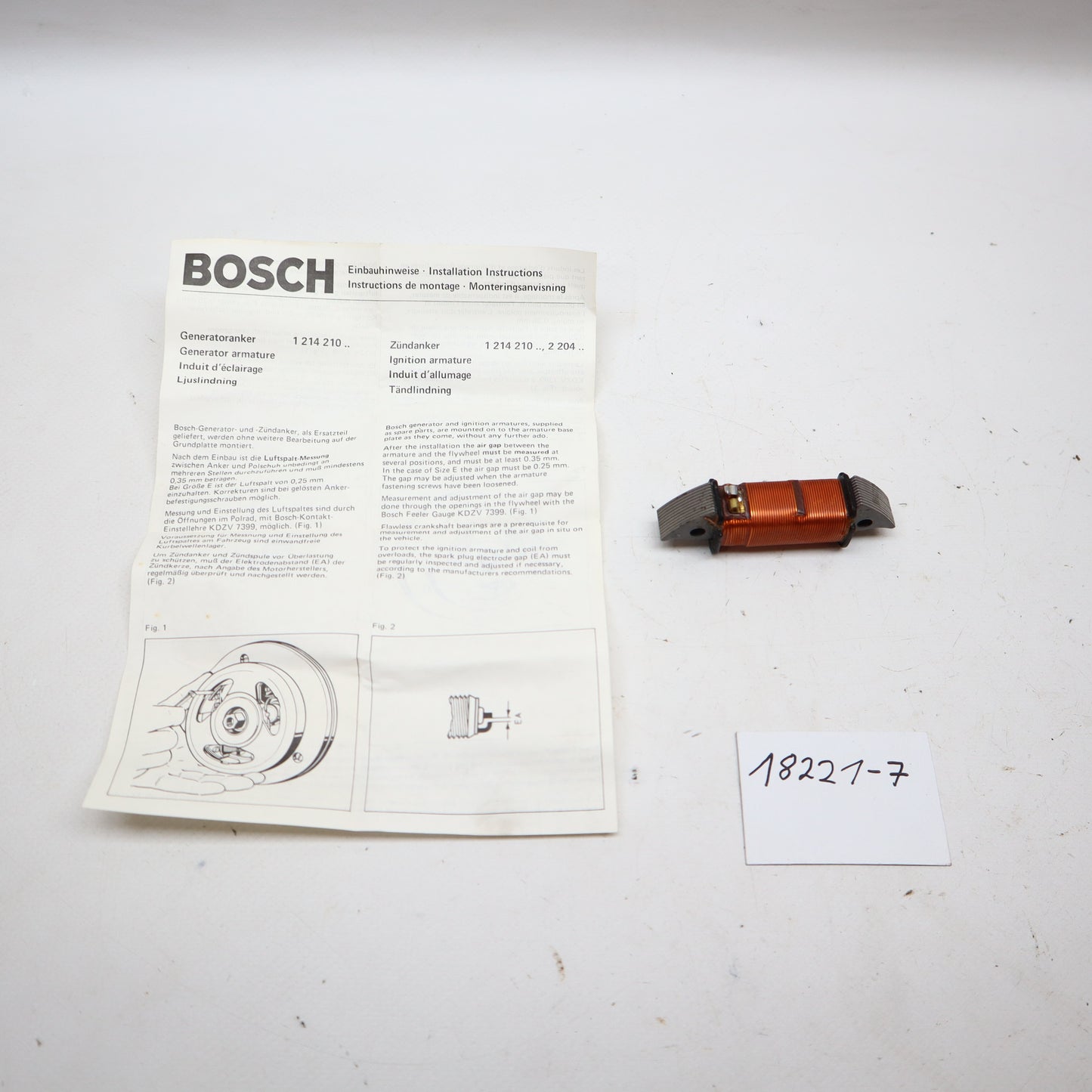 Lichtspule 6V BOSCH 1 214 210 047