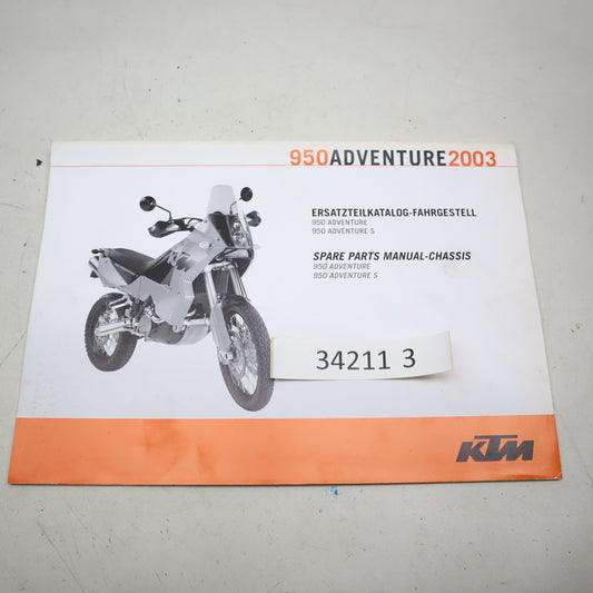 KTM 950 ADVENTURE/S 2003 Handbuch