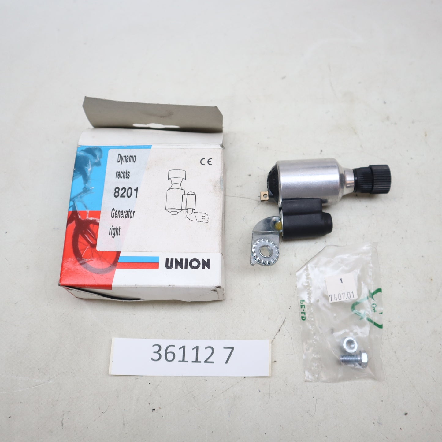 Union Dynamo Typ 8201 / 6 Volt - 3 Watt Lichtmaschine