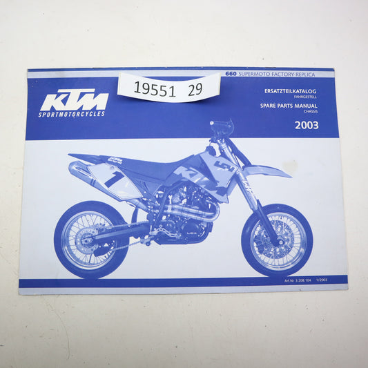 KTM 660 Supermoto Foctory Replica Ersatzteilkatalog