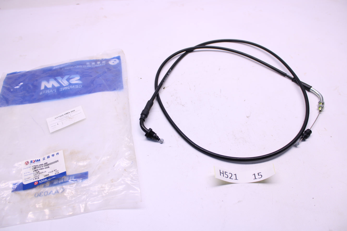 SYM GTS250 Gaszug 17920-HMA-000 NEU, NOS