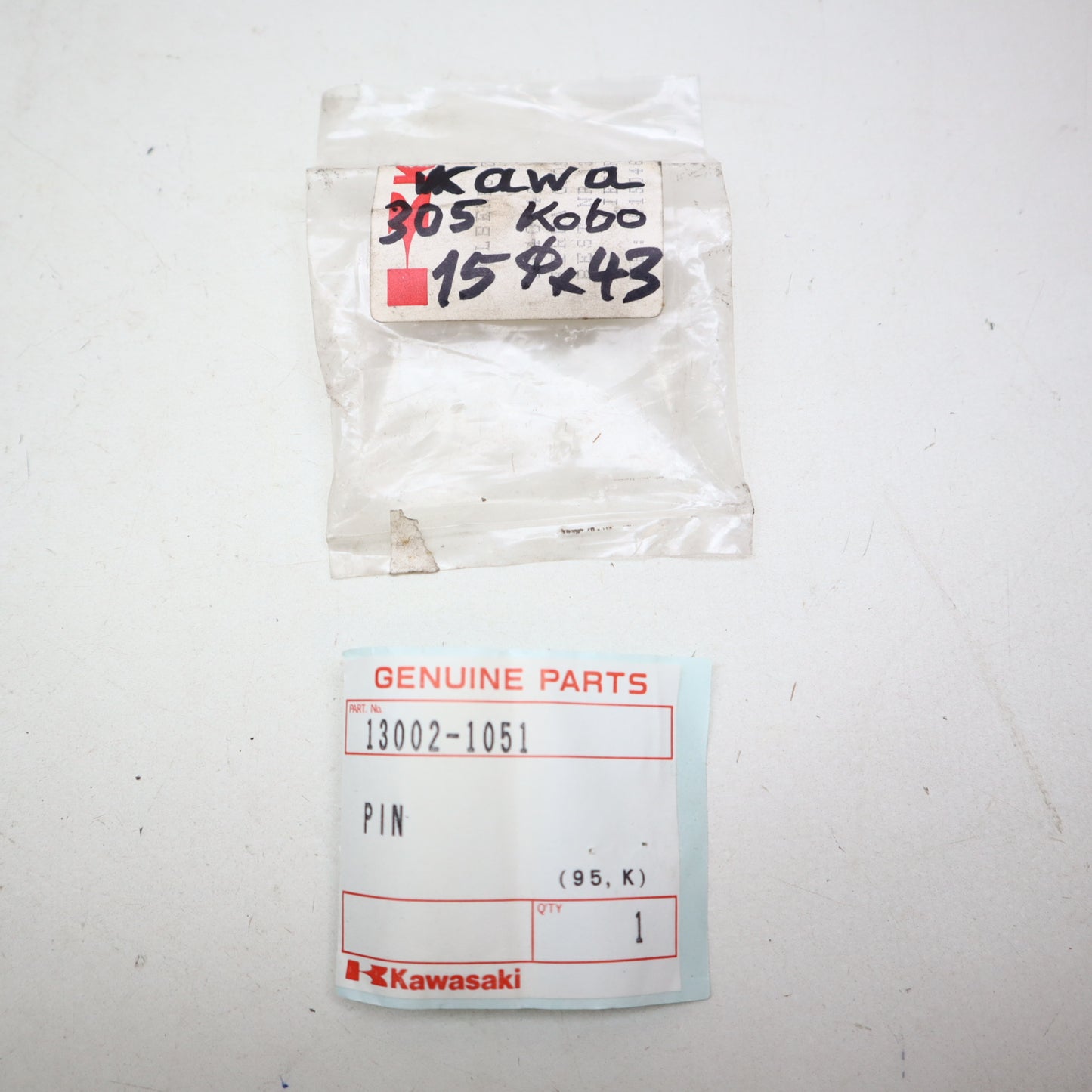 Kolbenbolzen Kawasaki 125 Eliminator GPZ305 13002-1051 NOS