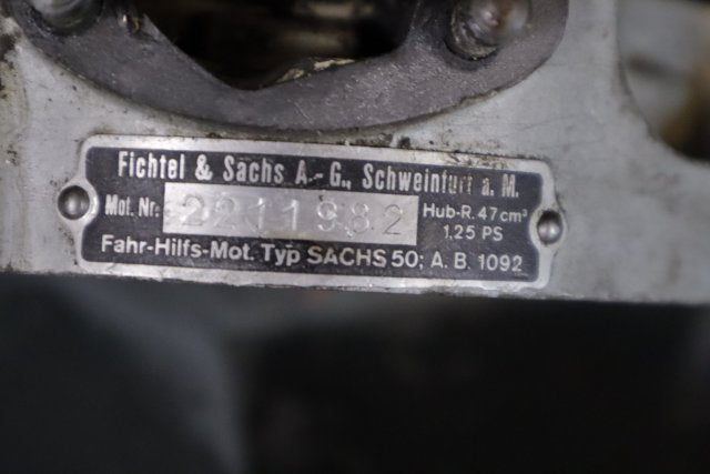 Sachs 50 1092 Motorhälfte mit Getriebe